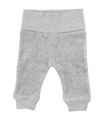 Pantaloni in velluto grigio per prematuro